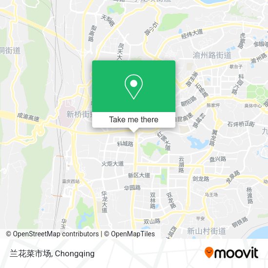兰花菜市场 map