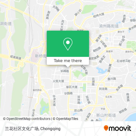 兰花社区文化广场 map