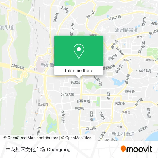 兰花社区文化广场 map