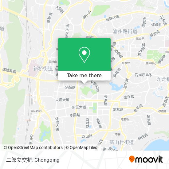二郎立交桥 map