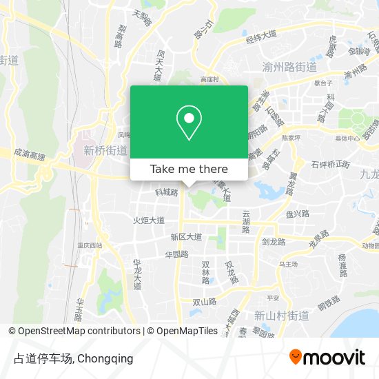 占道停车场 map