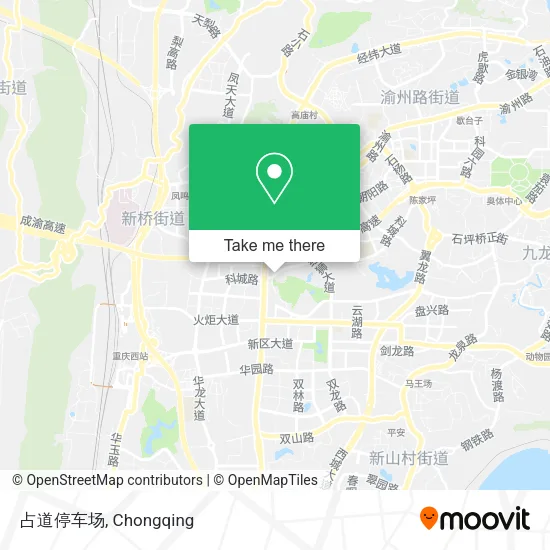 占道停车场 map