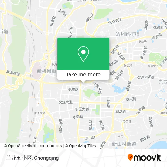兰花五小区 map