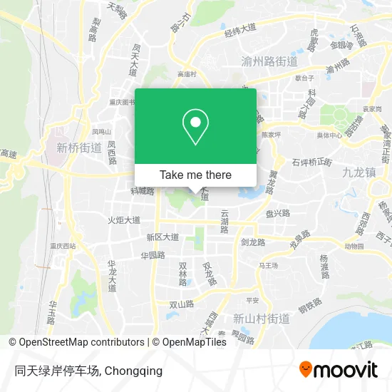 同天绿岸停车场 map