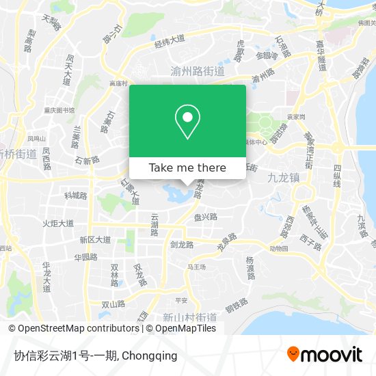 协信彩云湖1号-一期 map