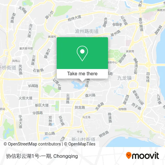 协信彩云湖1号-一期 map