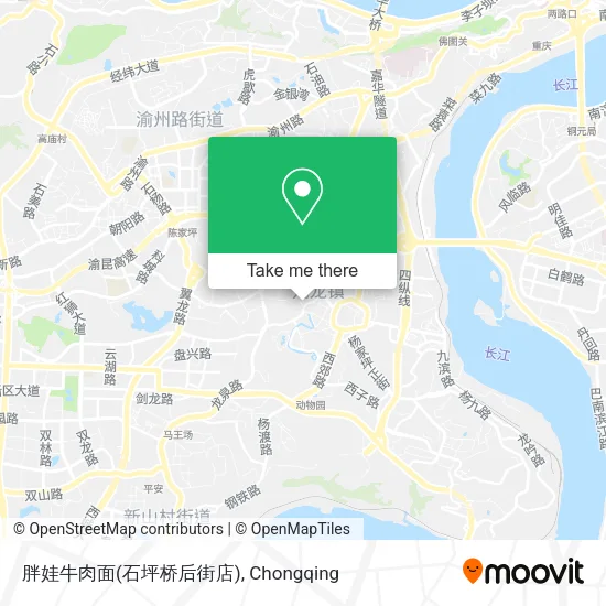 胖娃牛肉面(石坪桥后街店) map