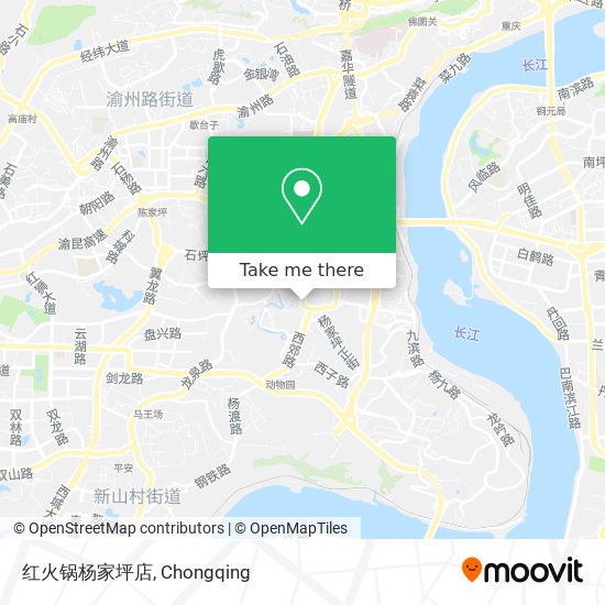 红火锅杨家坪店 map