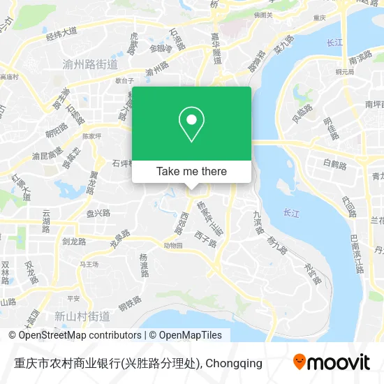 重庆市农村商业银行(兴胜路分理处) map