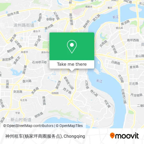 神州租车(杨家坪商圈服务点) map