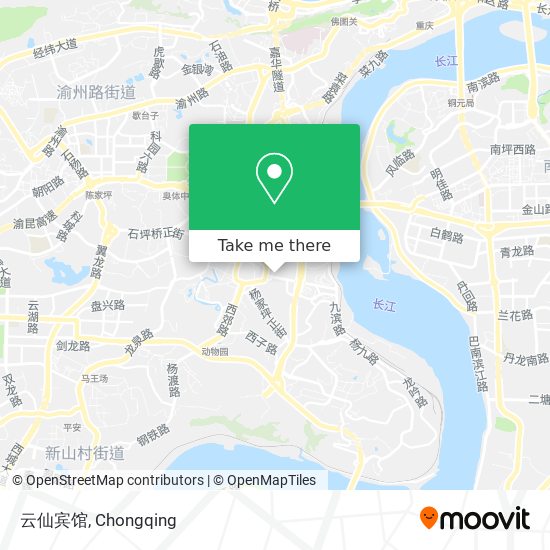 云仙宾馆 map