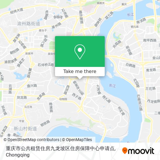 重庆市公共租赁住房九龙坡区住房保障中心申请点 map