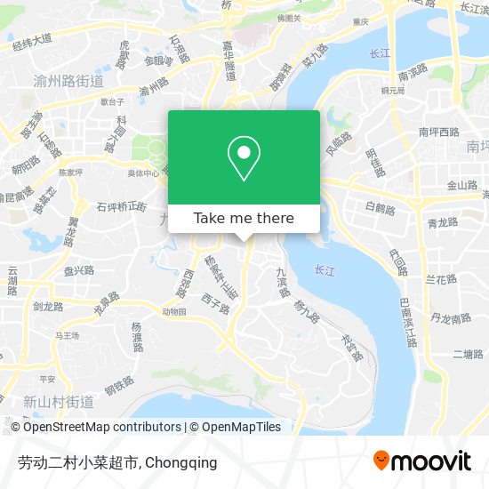 劳动二村小菜超市 map