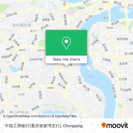 中国工商银行(重庆谢家湾支行) map