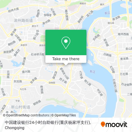 中国建设银行24小时自助银行(重庆杨家坪支行) map
