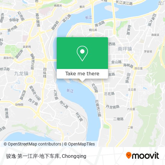 骏逸·第一江岸-地下车库 map