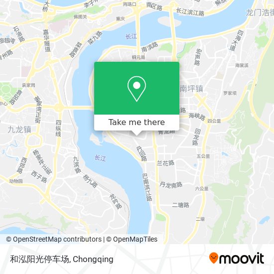 和泓阳光停车场 map