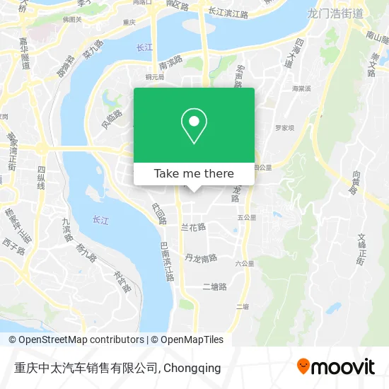 重庆中太汽车销售有限公司 map