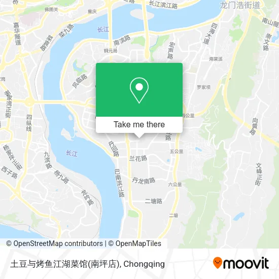 土豆与烤鱼江湖菜馆(南坪店) map