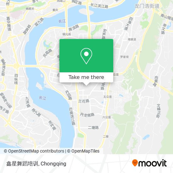 鑫星舞蹈培训 map