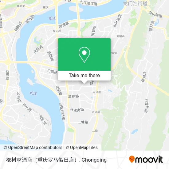 橡树林酒店（重庆罗马假日店） map