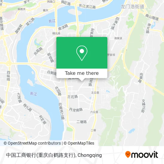 中国工商银行(重庆白鹤路支行) map