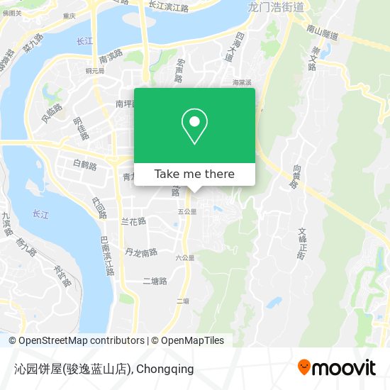 沁园饼屋(骏逸蓝山店) map