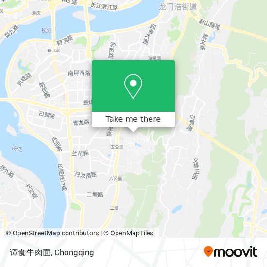 谭食牛肉面 map