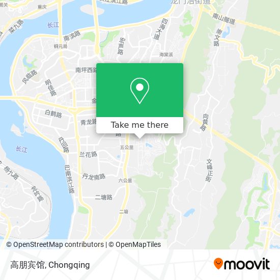 高朋宾馆 map