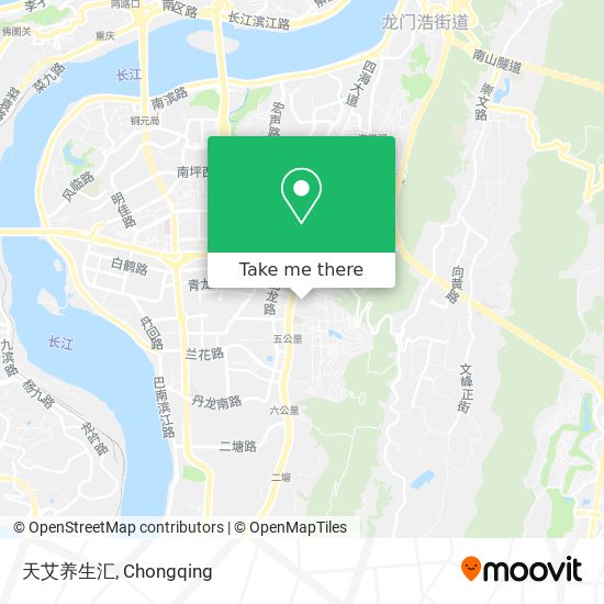 天艾养生汇 map
