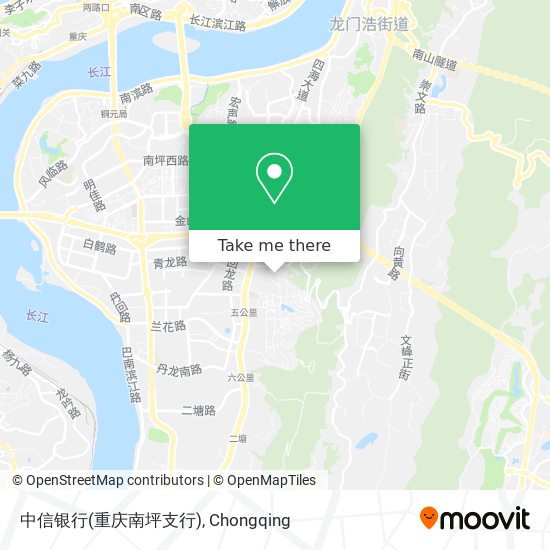 中信银行(重庆南坪支行) map