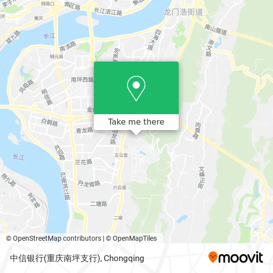 中信银行(重庆南坪支行) map