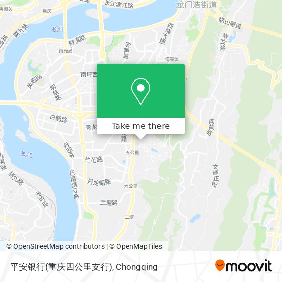 平安银行(重庆四公里支行) map