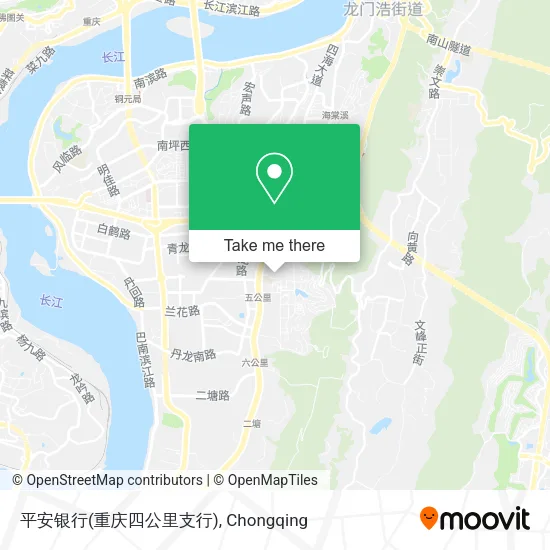 平安银行(重庆四公里支行) map
