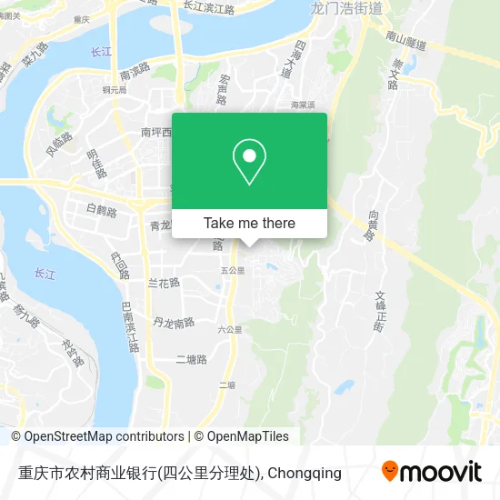 重庆市农村商业银行(四公里分理处) map