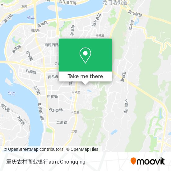 重庆农村商业银行atm map