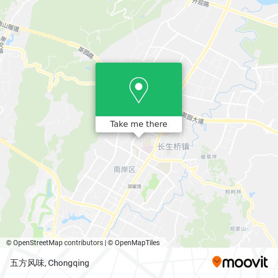 五方风味 map