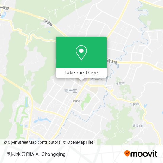 奥园水云间A区 map