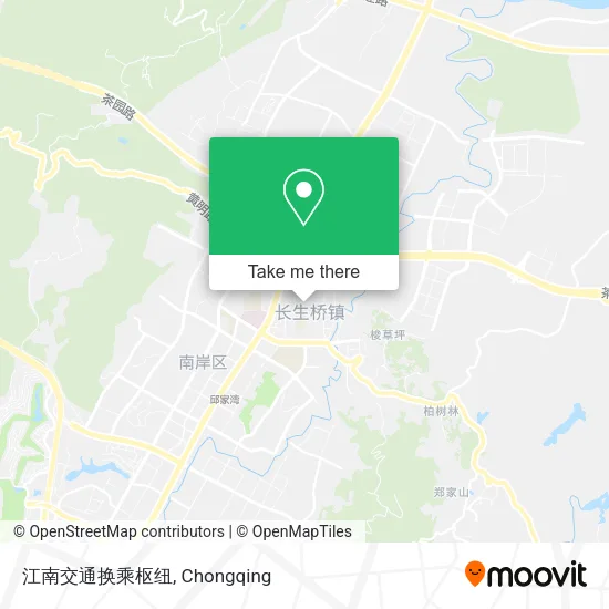 江南交通换乘枢纽 map