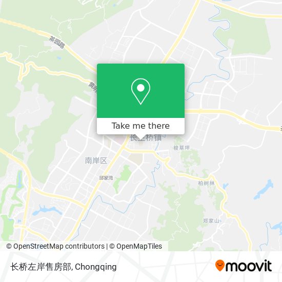 长桥左岸售房部 map