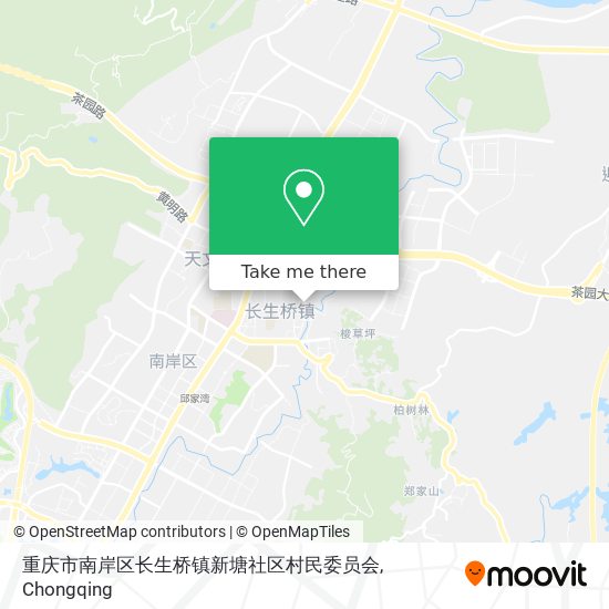 重庆市南岸区长生桥镇新塘社区村民委员会 map