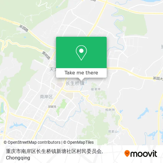 重庆市南岸区长生桥镇新塘社区村民委员会 map