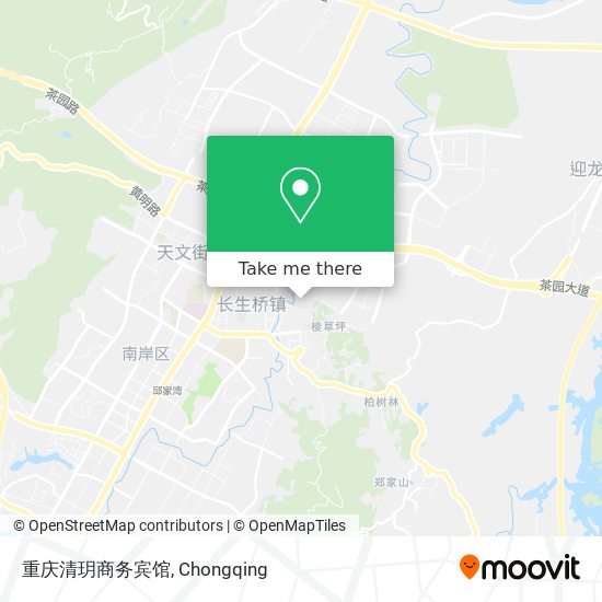 重庆清玥商务宾馆 map