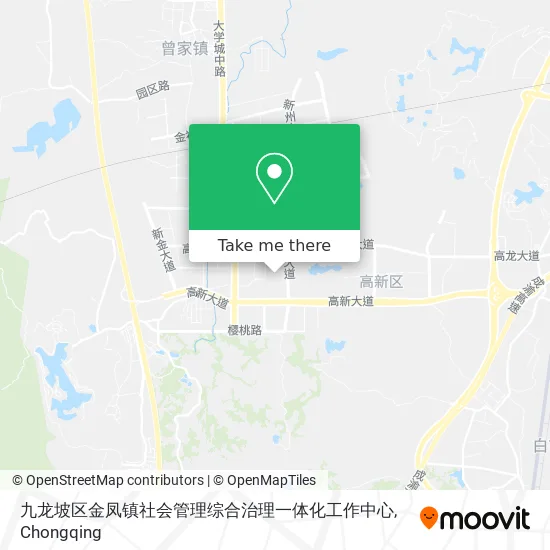 九龙坡区金凤镇社会管理综合治理一体化工作中心 map