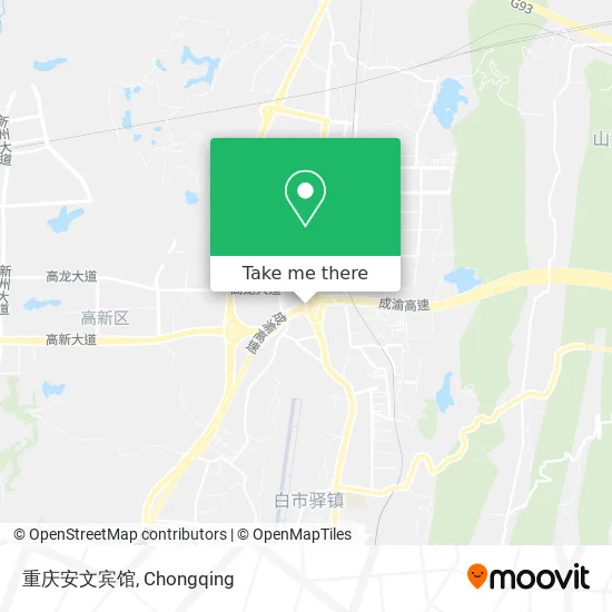 重庆安文宾馆 map