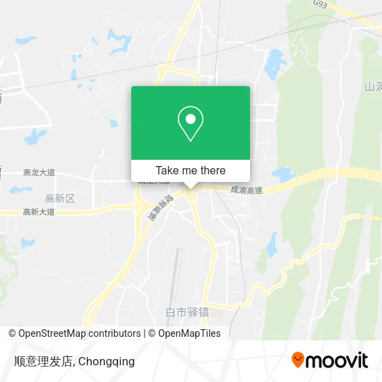 顺意理发店 map