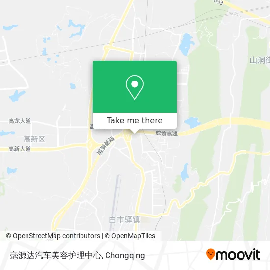 毫源达汽车美容护理中心 map