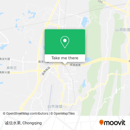 诚信水果 map