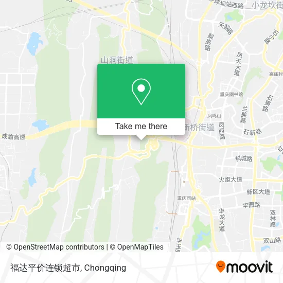 福达平价连锁超市 map