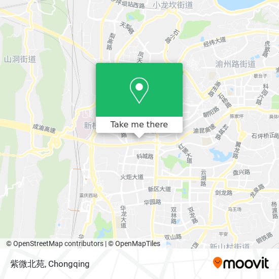 紫微北苑 map